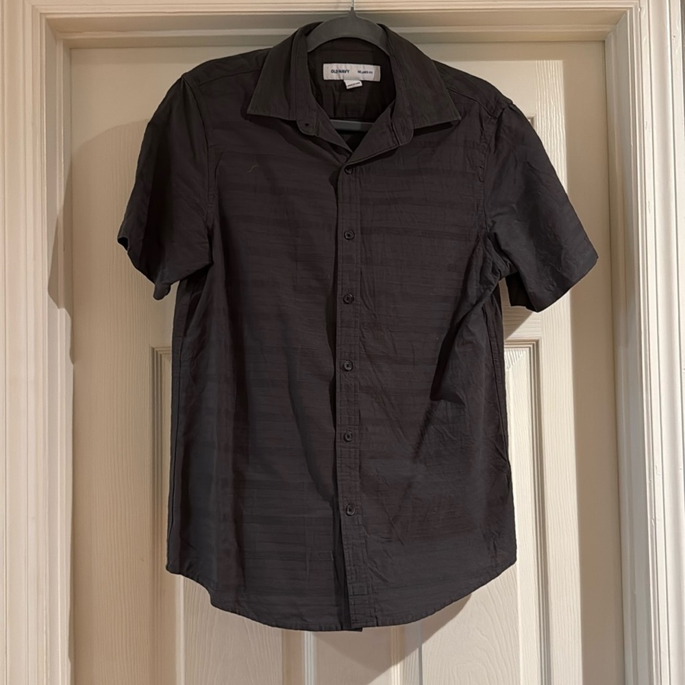 Old navy men’s button down textured size small